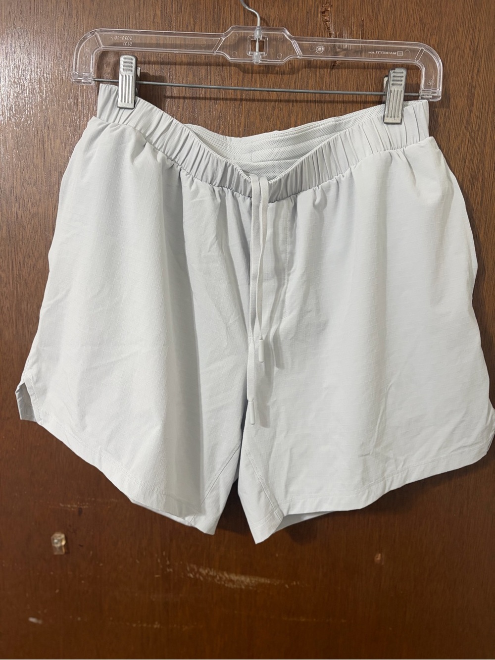 lululemon athletica Light Gray Drawstring Athletic Shorts